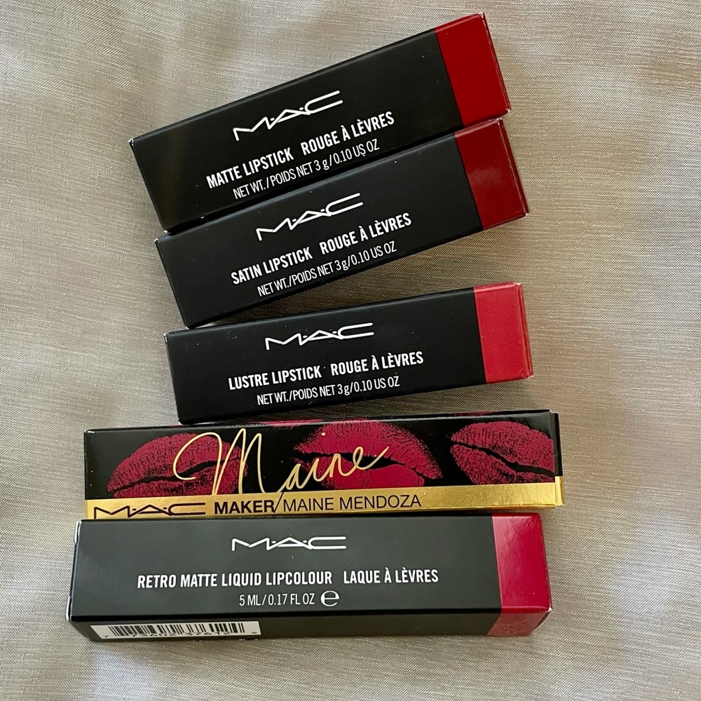 New MAC Cosmetics lipsticks